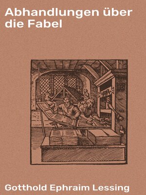 cover image of Abhandlungen über die Fabel